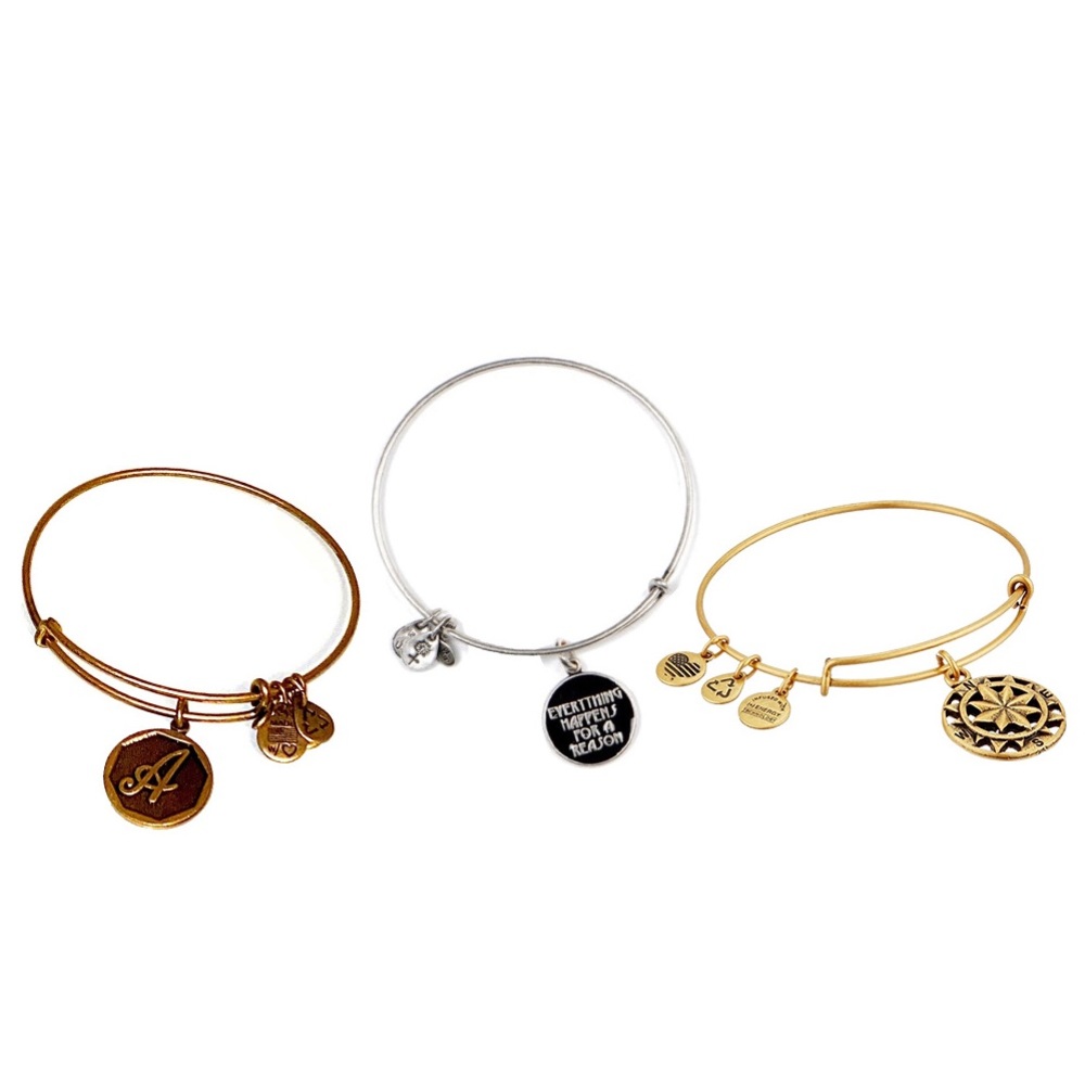 SOLD BuNdLee of 3!! Alex & Ani Charm Bracelets - Picture 1 of 11